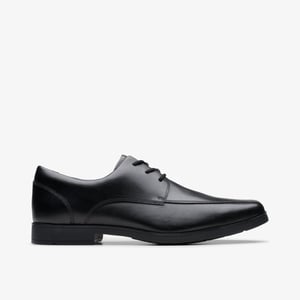 Scala Step Youth Black Leather Shoes