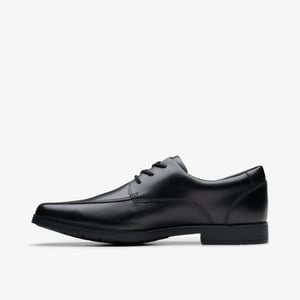 Scala Step Youth Black Leather Shoes