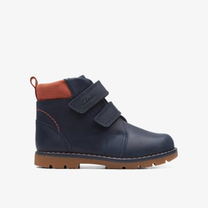 Heath Strap T Navy Boots