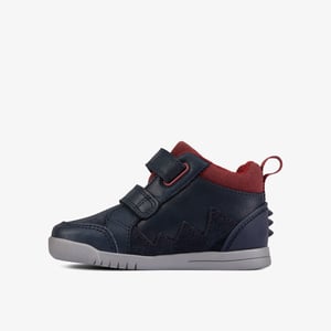 Rex Park T Navy Leather Boots