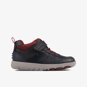 Rex Park K Navy Leather Boots
