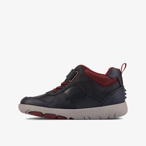 Rex Park K Navy Leather Boots