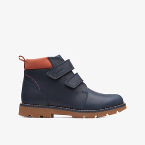 Heath Strap K Navy Boots