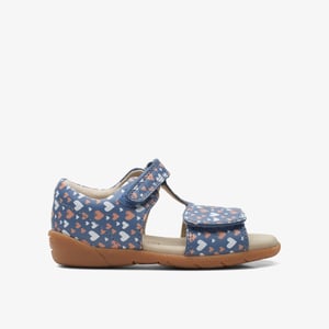 Zora Beat T. Denim Print Sandals
