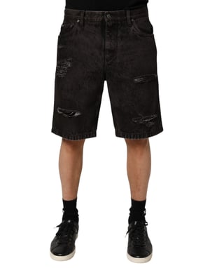 Versleten Gescheurde Denim Shortjes