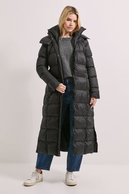 Fur Trim Padded Puffer Coat