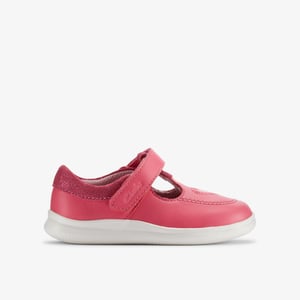 Crest Wish Toddler Bright Pink Leather Shoes