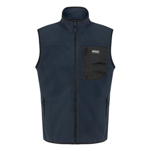 Regatta Frankie Fleece Gilet för herrar (Marinblått)