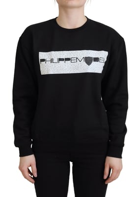 Zwarte graphic print sweatshirt