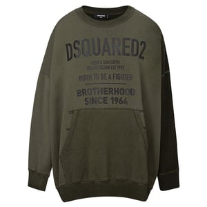 Överdimensionerad Crew Neck Sweatshirt
