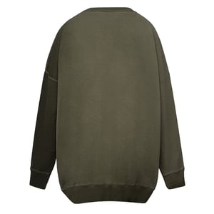 Överdimensionerad Crew Neck Sweatshirt