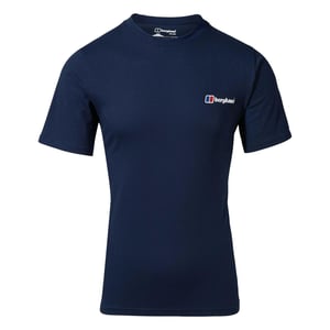 Berghaus Heren Logo Biologisch Klassiek T-Shirt (Donkerblauw)
