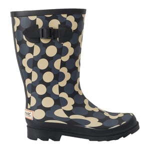 Regatta Dames/Dames Orla Kiely Regen Cloud Mid Calf Wellington Laarzen (Zwart, Wit)