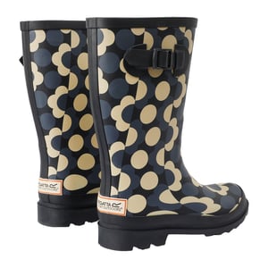 Regatta Dames/Dames Orla Kiely Regen Cloud Mid Calf Wellington Laarzen (Zwart, Wit)