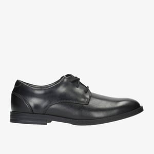 C2fus Edge BL Black Leather Shoes