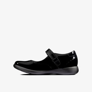 Etch Craft T Black Pat Shoes