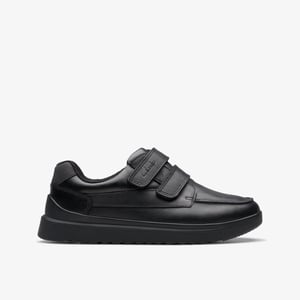Keelan Flare K Black Leather Shoes