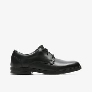 Rufus Edge Black Leather Shoes