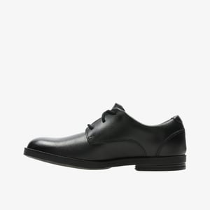 Rufus Edge Black Leather Shoes