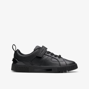 Oslo Sky Kid Black Leather Shoes