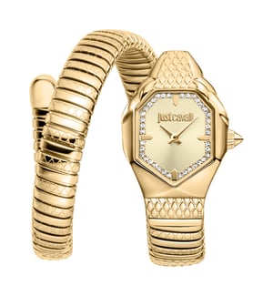 Signature Snake Aria Ladies Fashion Watch – Yellow Gold Champagne JC1L369M0045