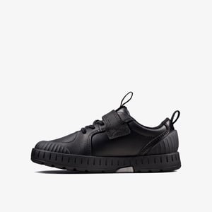 Apollo Step T Black Leather Shoes