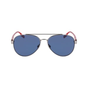 Aviator Zonnebril Metalen Frame Rood Accenten