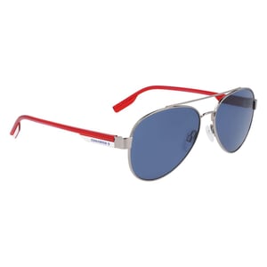Aviator Zonnebril Metalen Frame Rood Accenten