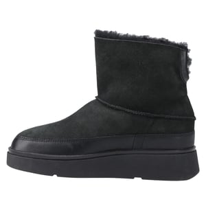 FitFlop Dames/Dames Gen-FF Mini Leren Enkellaarsjes (Allemaal zwart)