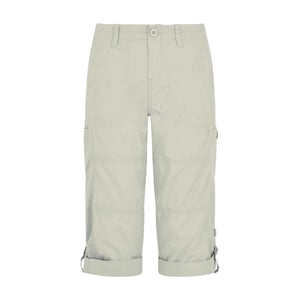Weird Fish Womens/Ladies Salena 3/4 Shorts (Oyster)