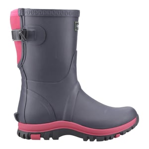 Cotswold Dames/Dames Realm Verstelbare Wellington Laarzen (Marine / Roze)