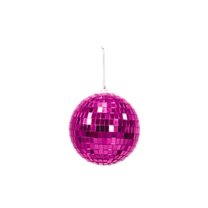 House Vitamin Christmas decoration christmas hanger discoball foam pink 15x15x15cm