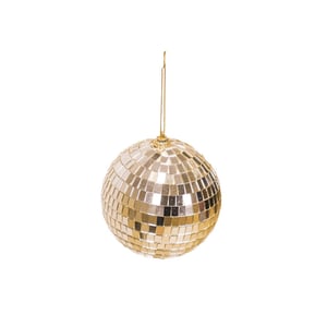 House Vitamin Christmas decoration christmas hanger discoball foam gold 15x15x15cm