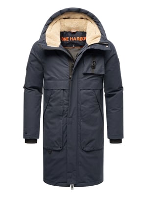 Stone Harbour heren outdoorjas Cyriaan met teddyvoering in capuchon en winddicht design