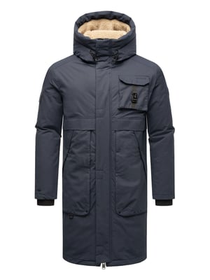 Stone Harbour heren outdoorjas Cyriaan met teddyvoering in capuchon en winddicht design