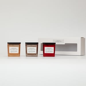 French Connection Autumn Collection Trio of Candles Gift Set 3 X 50g
