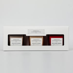 French Connection Autumn Collection Trio of Candles Gift Set 3 X 50g