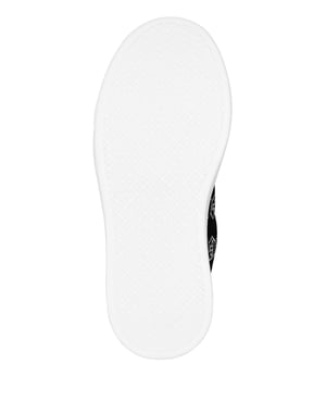 Suede Lo-Top Sneakers Monogram Strass