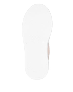 Suede Lo-Top Sneakers Monogram Strass