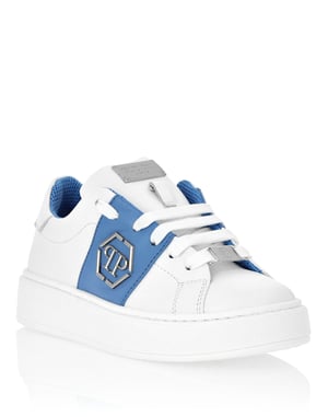 Leather Lo-Top Sneakers Hexagon