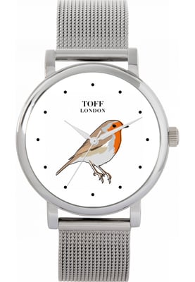 Toff London TLWS-28656 Ladies Robin Bird Watch