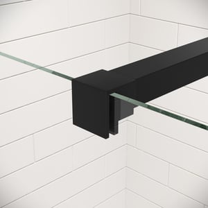 Badplaats Douchewand florida 90 x 200 cm zwart – inloopdouche 8 mm