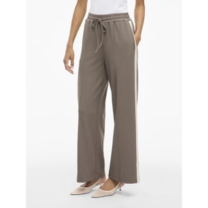 Vila Viclua hw wide track pants taupe