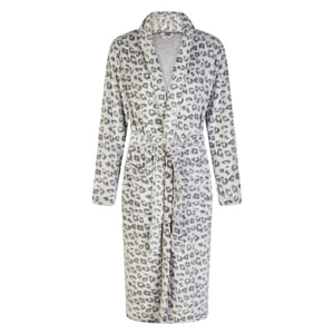By Louise Dames badjas fleece panterprint