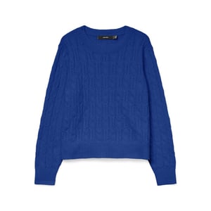 Vero Moda Vmaries ls o-neck cable pullover bf kobalt