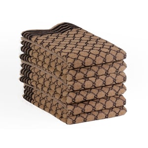 DoubleDry Luxe keukenhanddoeken set 6 stuks 50x50 cm 100% katoen hoge