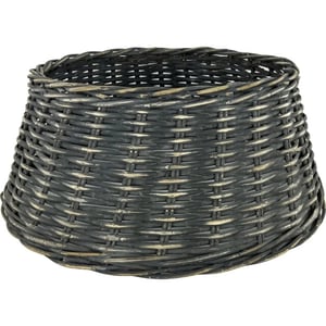 WDMT Rattan kerstboomrok ø 65 x 26 cm zwart