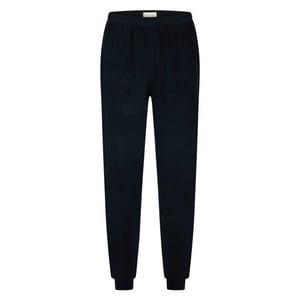 Phil & Co Heren winter pyjama set lang badstof donker gestreept