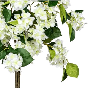 Kopu Kunstplant hortensiastam 94cm pot grijs/wit