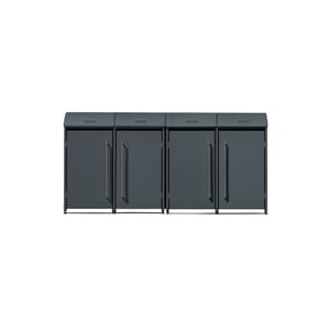 Westmann Moderna containerombouw afvalbak kliko ombouw 4 containers